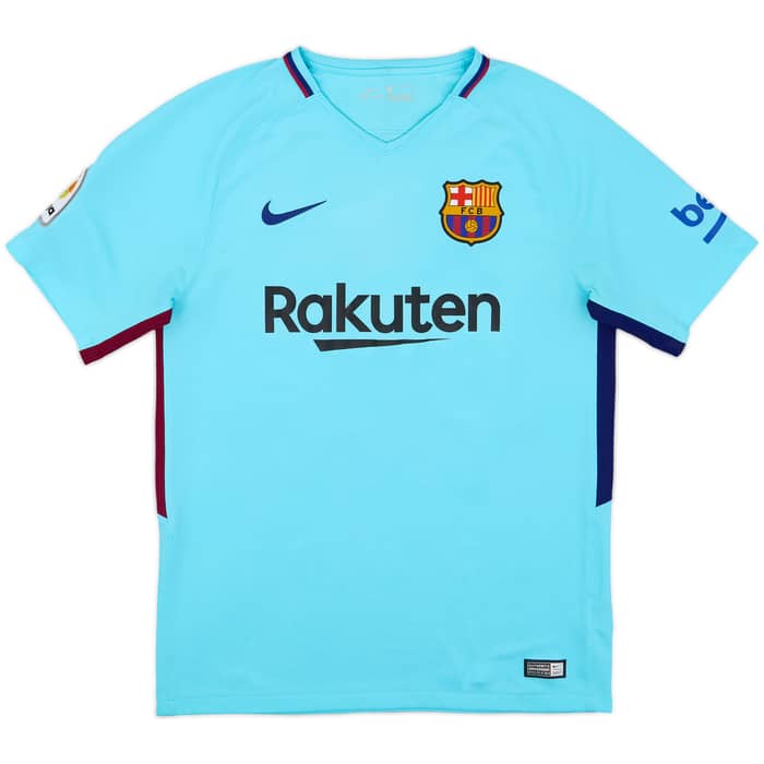 2017-18 Barcelona Away Shirt Messi #10 - 8/10 - (M)