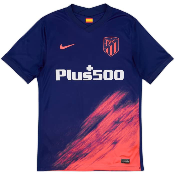 2021-22 Atletico Madrid Away Shirt - 9/10 - (S)