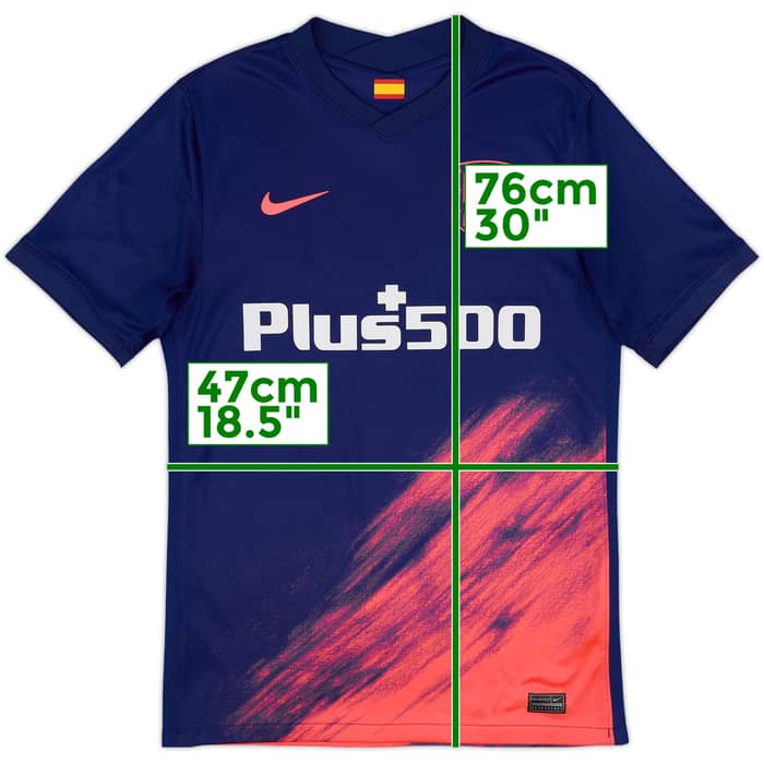2021-22 Atletico Madrid Away Shirt - 9/10 - (S)