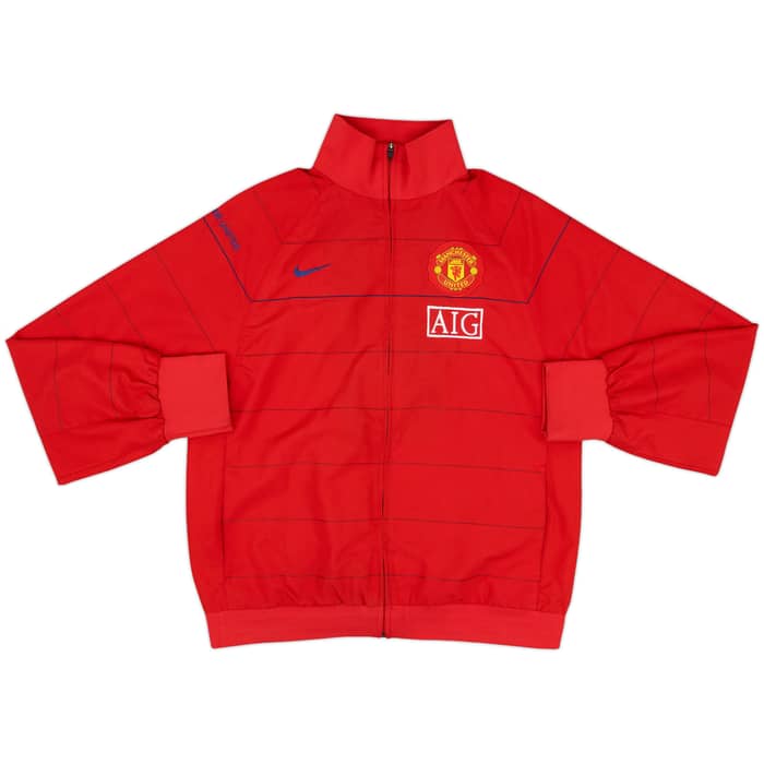 2008-09 Manchester United Nike Track Jacket - 8/10 - (M)