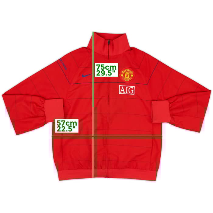 2008-09 Manchester United Nike Track Jacket - 8/10 - (M)