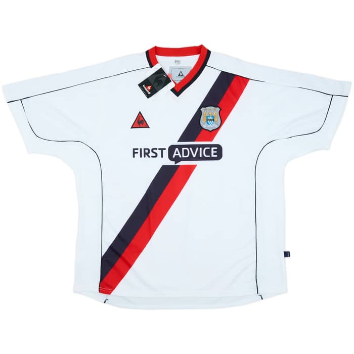 2002-03 Manchester City Away Shirt Goater #10 (XXL)