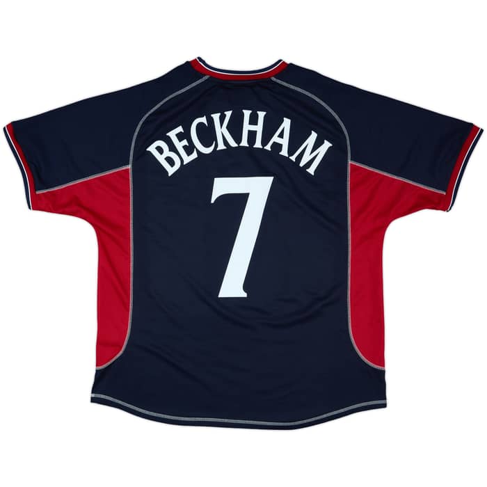 2000-01 Manchester United Third Shirt Beckham #7 - 8/10 - (XL)