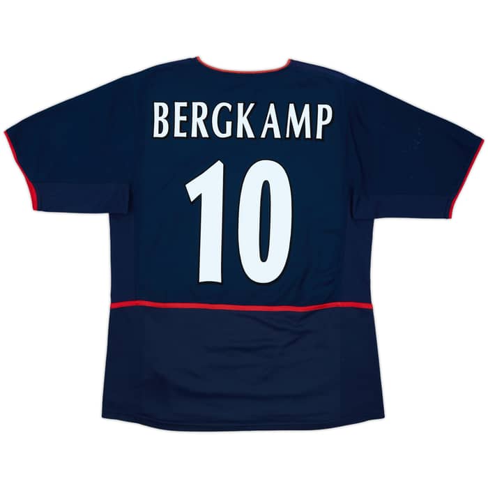 2002-04 Arsenal Away Shirt Bergkamp #10 - 8/10 - (M)