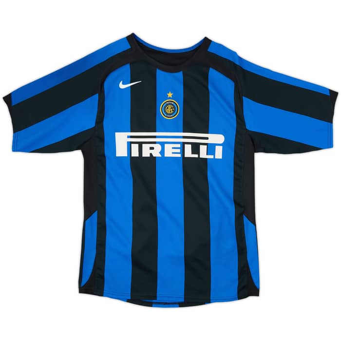 2005-06 Inter Milan Home Shirt Figo #7 - 7/10 - (S)