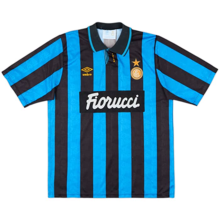 1992-94 Inter Milan Home Shirt - 8/10 - (L)