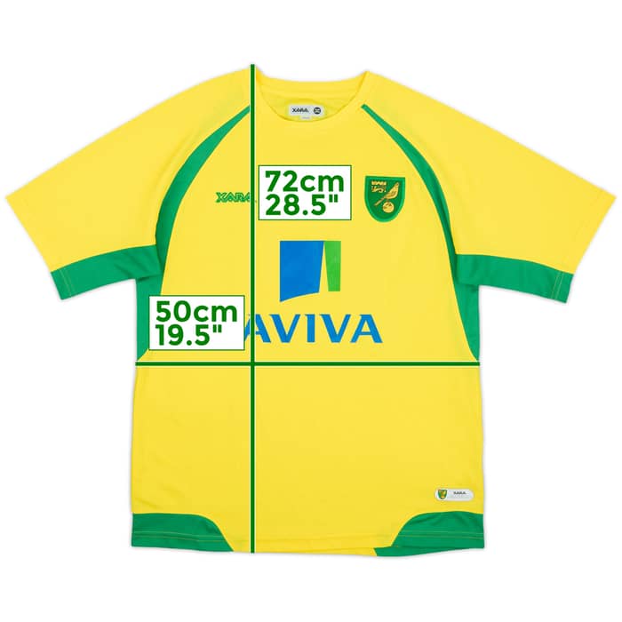 2010-11 Norwich Home Shirt - 9/10 - (M)