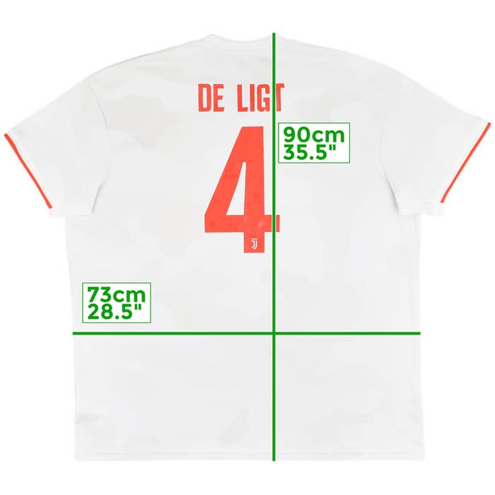 2019-20 Juventus Away Shirt De Ligt #4 - 9/10 - (3XL)
