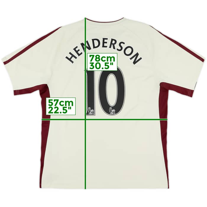 2010-11 Sunderland Away Shirt Henderson #10 - 8/10 - (XL)