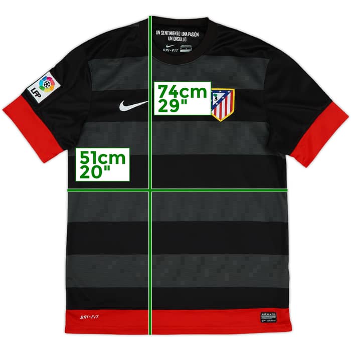 2012-13 Atletico Madrid Away Shirt - 8/10 - (M)