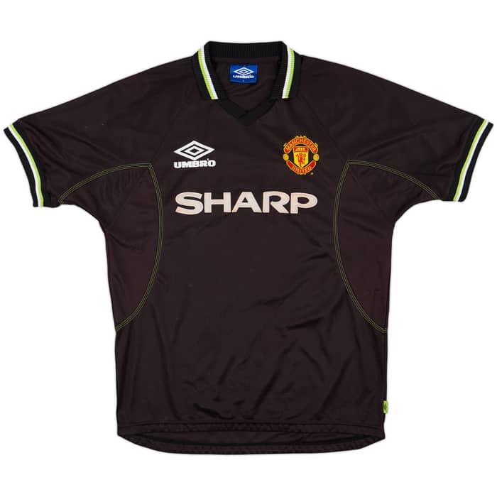1998-99 Manchester United Third Shirt Scholes #18 - 7/10 - (L)