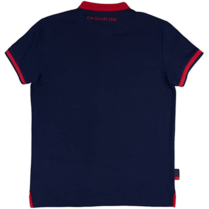 2018-19 Cagliari Macron Polo Shirt - 9/10 - (M)