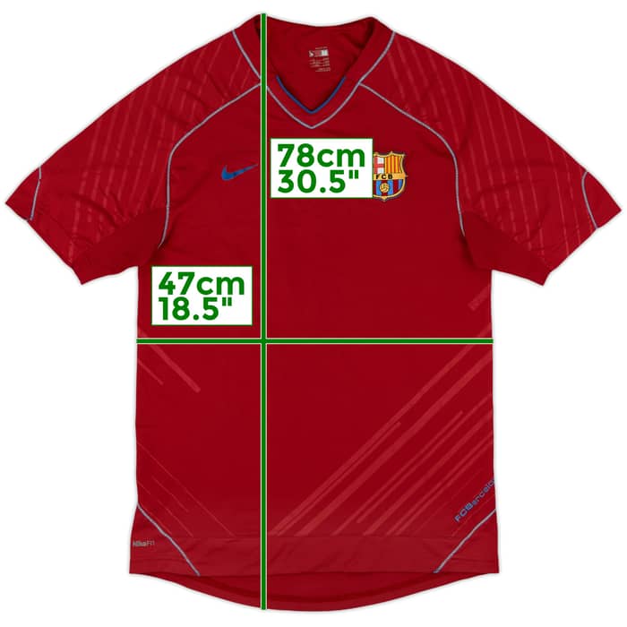 2007-08 Barcelona Nike Training Shirt - 8/10 - (M)