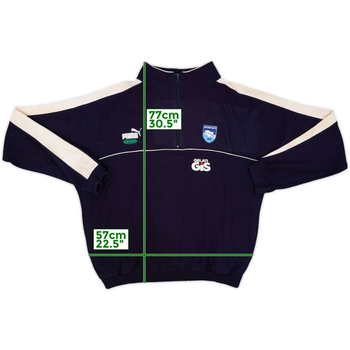 1997-98 Pescara Puma King 1/4 Zip Sweat Top - 7/10 - (XL)
