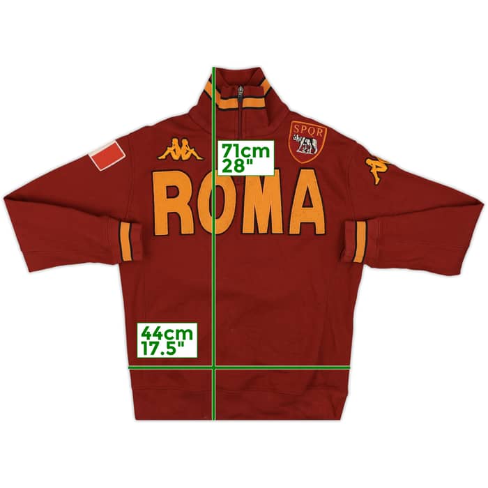 2008-09 Roma Kappa 1/4 Zip Track Jacket - 7/10 - (S)