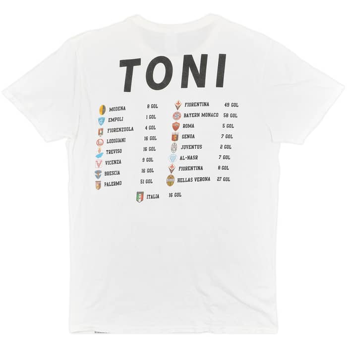 2014 Luca Toni Signed '300 Goool' Fan Shirt - 9/10 - (L)