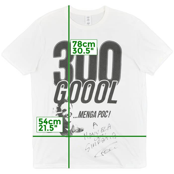 2014 Luca Toni Signed '300 Goool' Fan Shirt - 9/10 - (L)