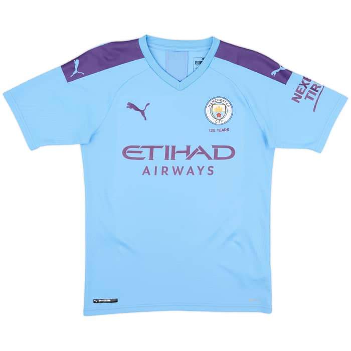 2019-20 Manchester City Home Shirt De Bruyne #17 - 8/10 - (S)