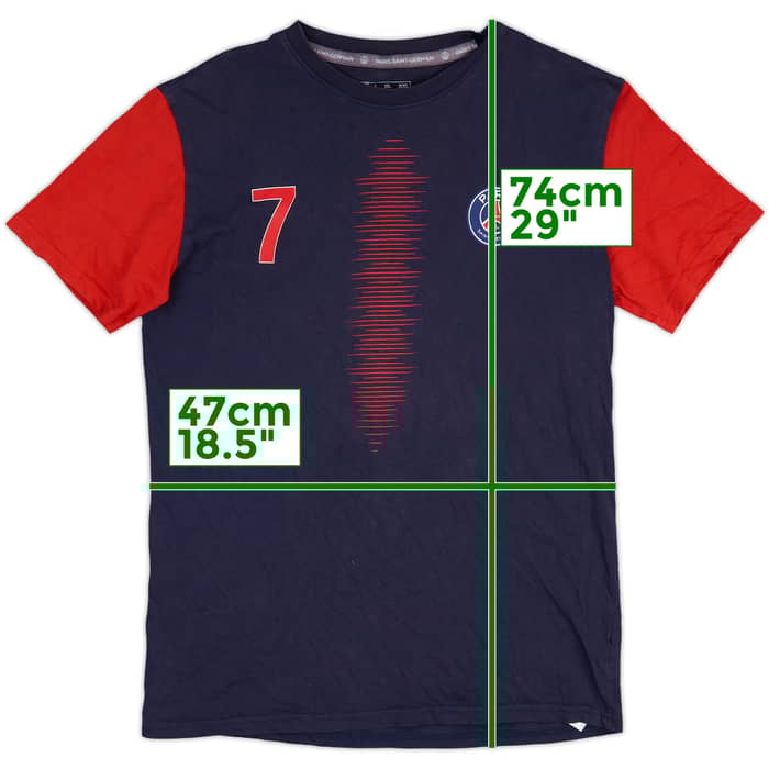 2018-19 Paris Saint-Germain Graphic Tee Mbappe #7 - 7/10 - (M)