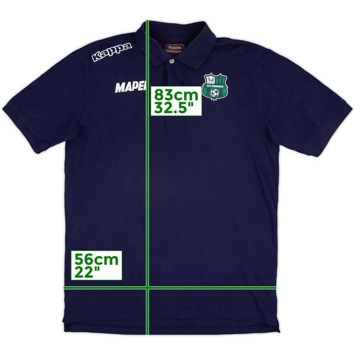 2018-19 Sassuolo Kappa Polo Shirt - 7/10 - (XL)