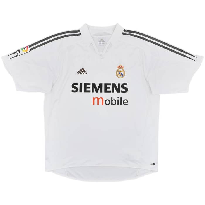 2004-05 Real Madrid Home Shirt Ronaldo #9 - 7/10 - (L)