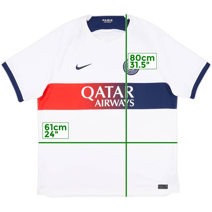 2023-24 Paris Saint-Germain Away Shirt - 6/10 - (XL)