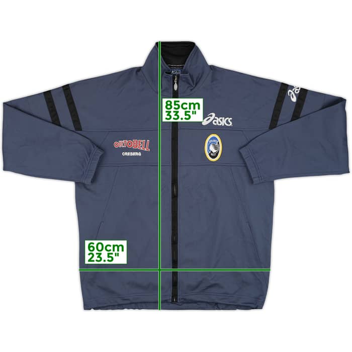 2001-02 Atalanta Asics Track Jacket - 9/10 - (L)
