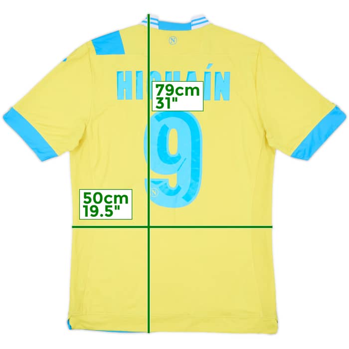 2013-14 Napoli Third Shirt Higuain #9 - 5/10 - (M)