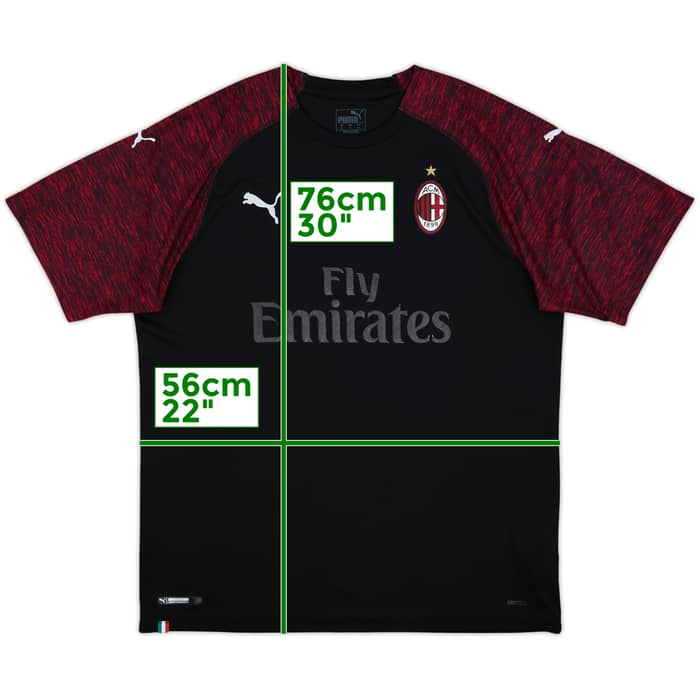 2018-19 AC Milan Third Shirt - 4/10 - (XL)