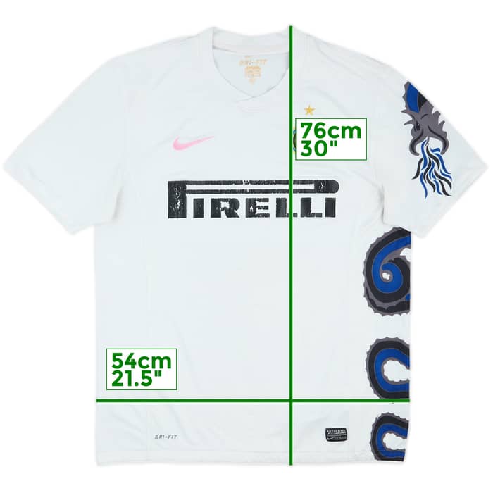 2010-11 Inter Milan Away Shirt - 3/10 - (L)