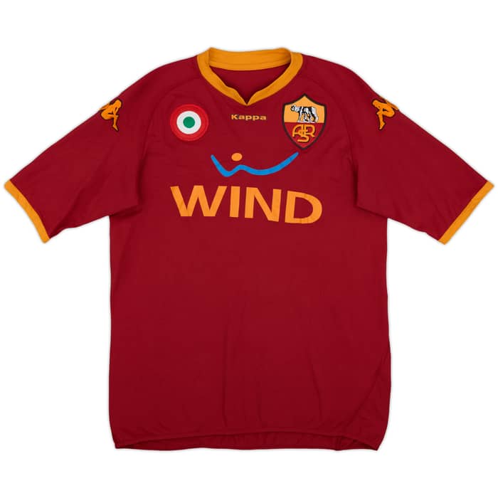 2007-08 Roma Home Shirt Totti #10 - 7/10 - (XL)