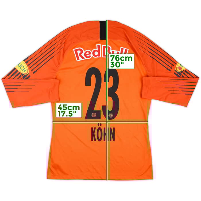 2018-19 Red Bull Salzburg Match Issue GK Shirt Kohn #23