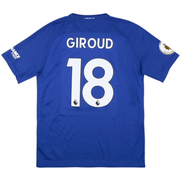 2017-18 Chelsea Home Shirt Giroud #18 - 8/10 - (M)