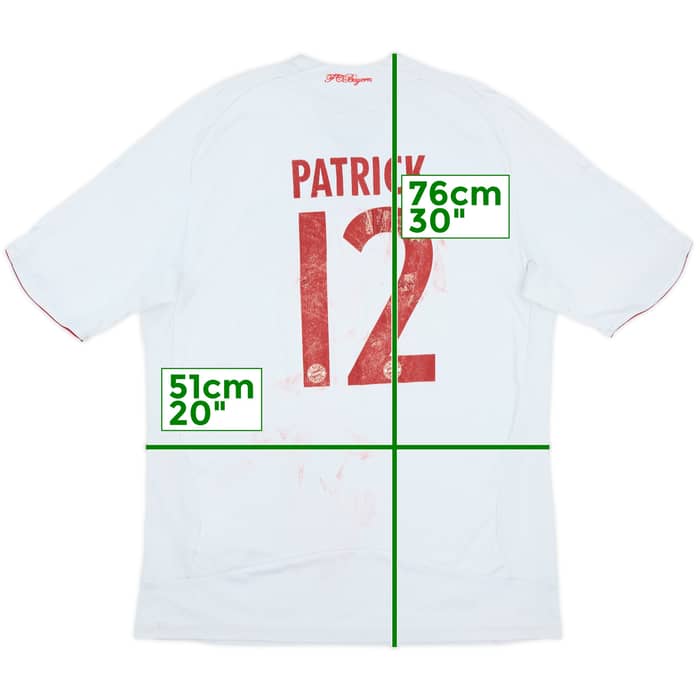 2008-09 Bayern Munich CL Shirt Patrick #12 - 4/10 - (M)