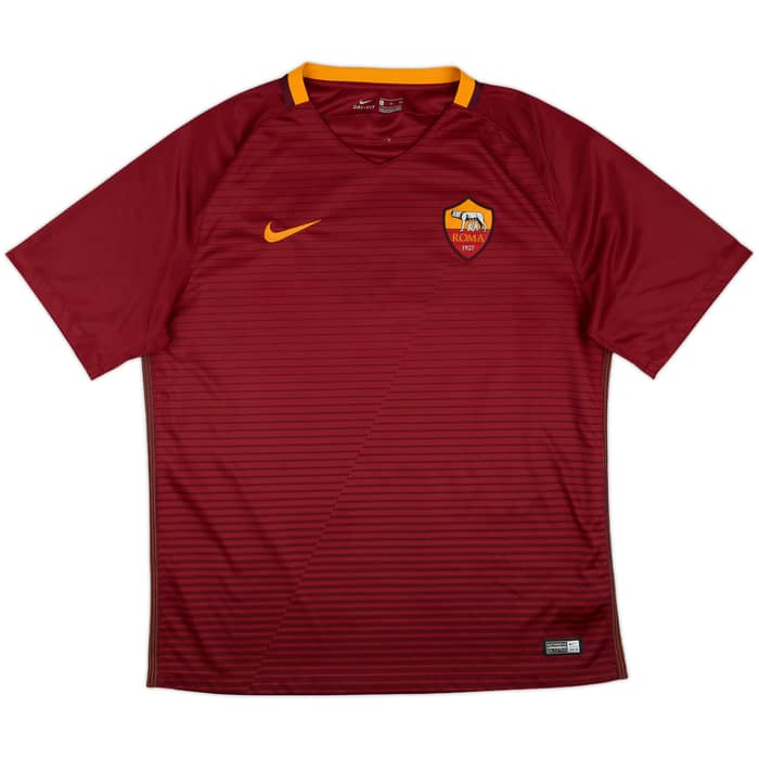 2016-17 Roma Home Shirt Dzeko #9 - 10/10 - (XL)