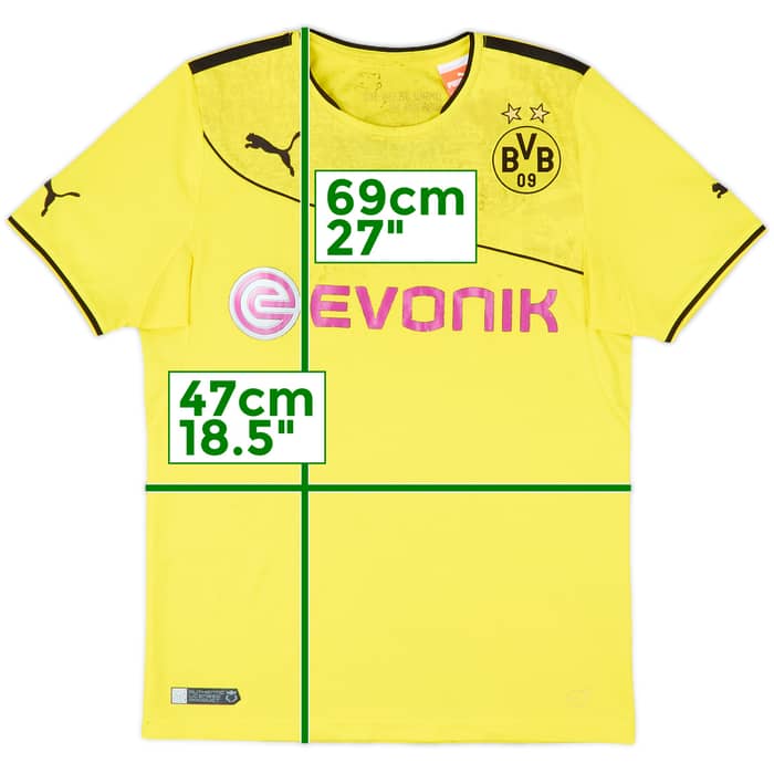 2013-14 Borussia Dortmund Winter Home Shirt - 5/10 - (S)