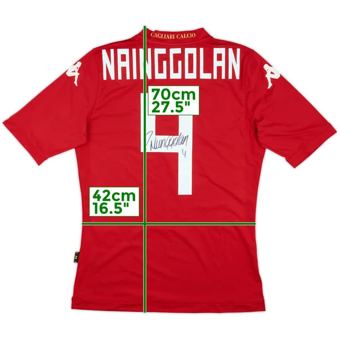 2013-14 Cagliari Signed Third Shirt Nainggolan #4 - 7/10 - (M)
