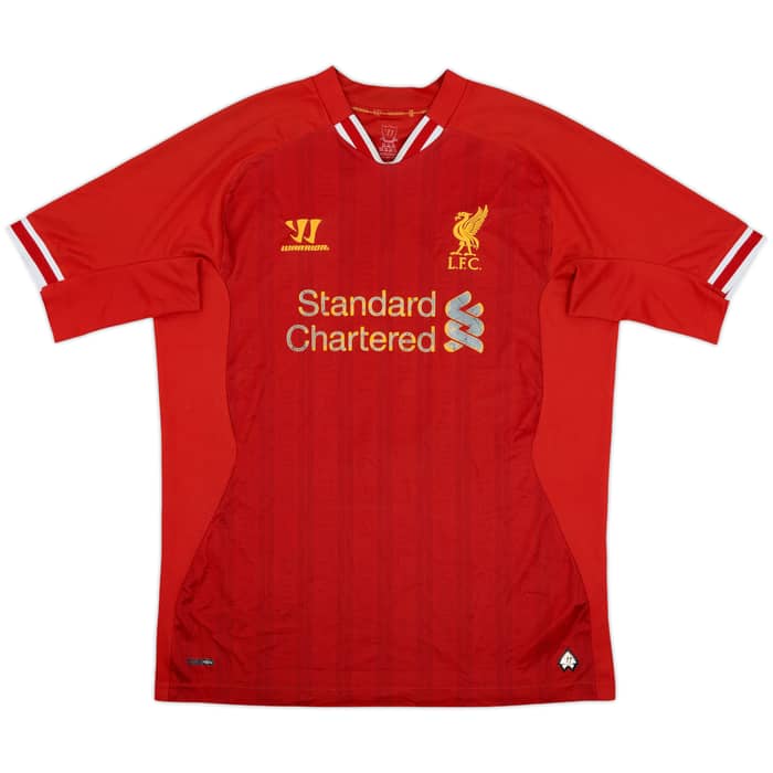 2013-14 Liverpool Home Shirt Gerrard #8 - 4/10 - (XL)