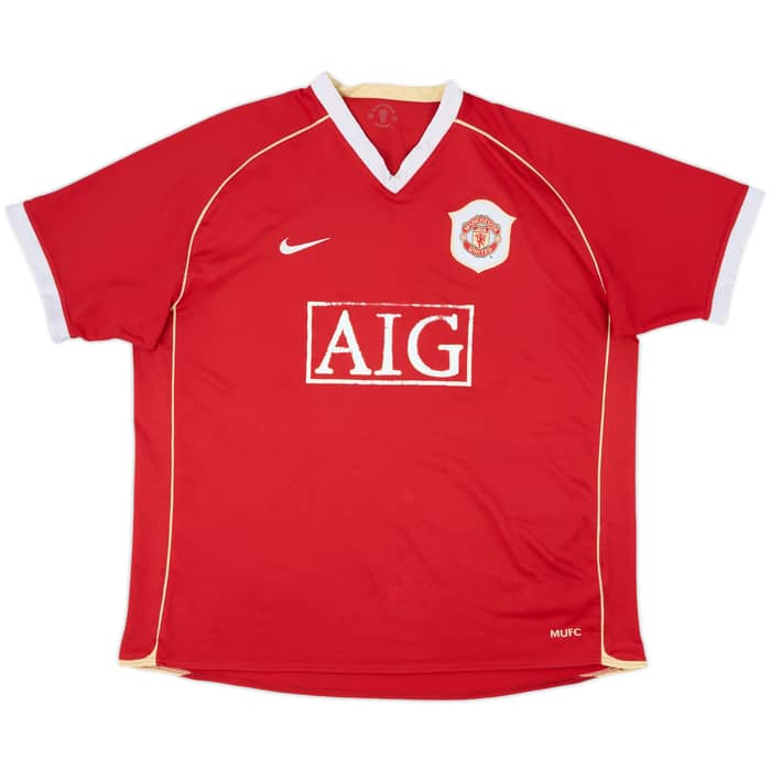 2006-07 Manchester United Home Shirt - 4/10 - (XXL)