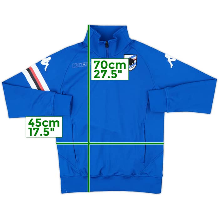2014-15 Sampdoria Kappa 1/4 Zip Training Top - 5/10 - (XL.Boys)