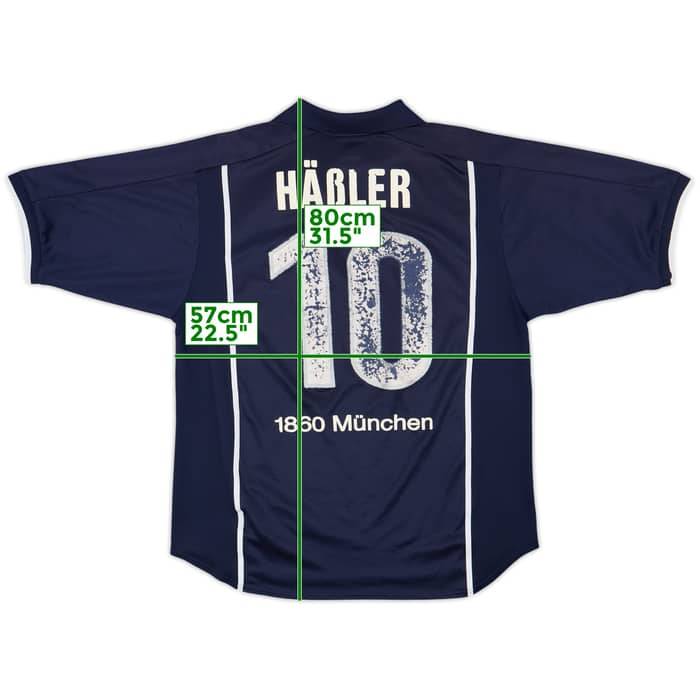 1999-00 1860 Munich Away Shirt Hassler #10 - 4/10 - (XL)