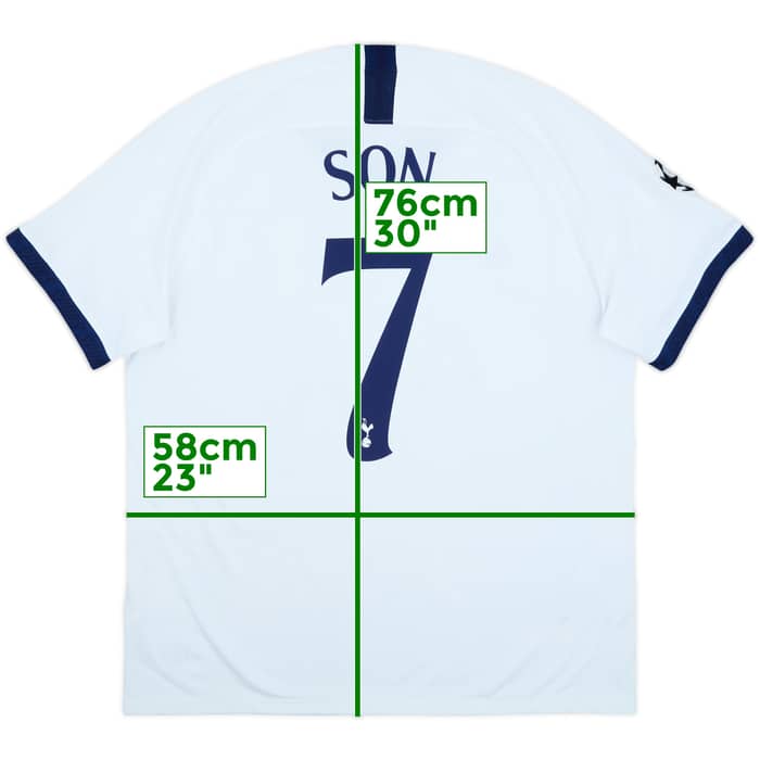2019-20 Tottenham Home Shirt Son #7 - 8/10 - (XL)