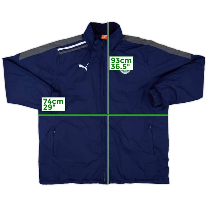 2013-14 Burnley Puma Padded Bench Coat - 8/10 - (XXL)