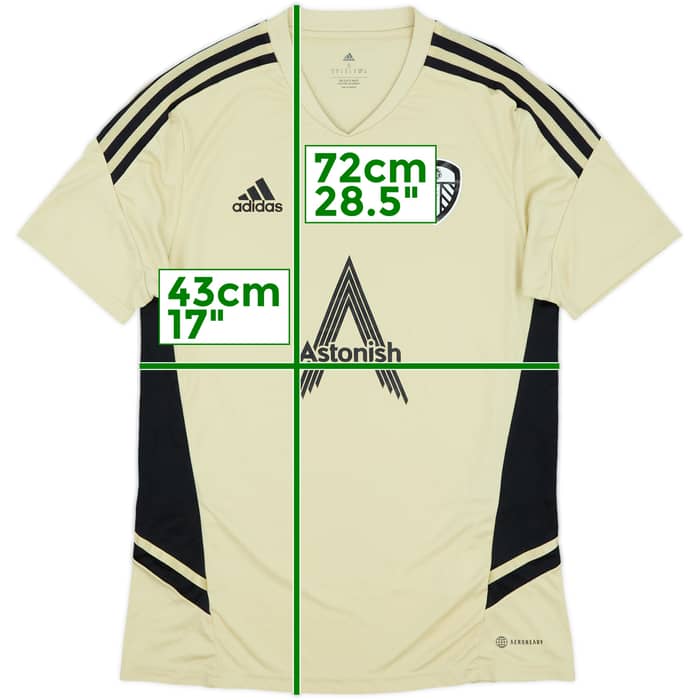 2022-23 Leeds adidas Training Shirt - 10/10 - (S)