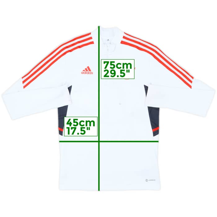 2022-23 Bayern Munich adidas 1/4 Zip Training Top - 6/10 - (S)