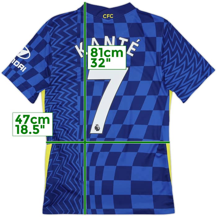 2021-22 Chelsea Home Shirt Kante #7 - 7/10 - (S)