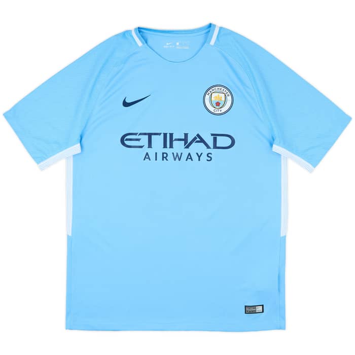 2017-18 Manchester City Home Shirt Kun Aguero #10 - 10/10 - (M)