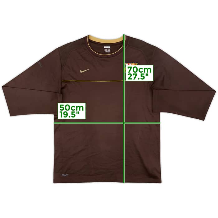 2008-09 Barcelona Nike Training L/S Shirt - 6/10 - (M)