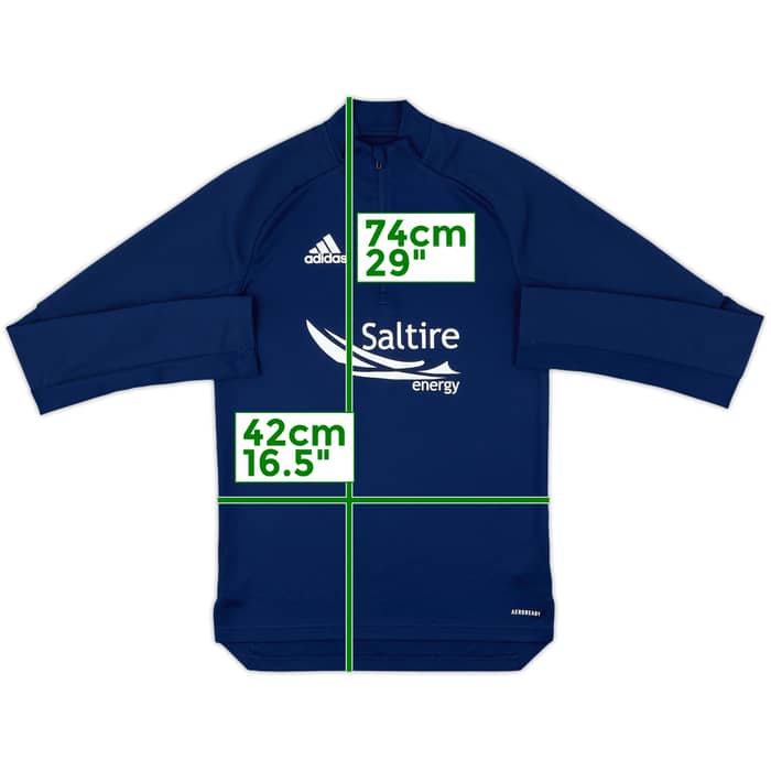2020-21 Aberdeen adidas 1/4 Zip Training Top - 8/10 - (XS)