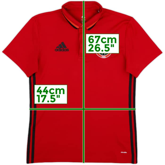 2016-17 Sheffield United adidas Polo Shirt - 9/10 - (S)